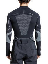 X-Bionic Funktions-Langarmshirt Energy Accumulator Light Half Zip Unterwäsche schwarz/grau Herren