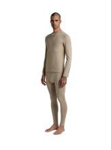 X-Bionic Funkcyjna koszulka z długim rękawem Mightywool Shirt LS (wełna merino, ciepła) piasek/beż mężczyźni