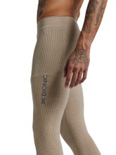 X-Bionic Funktionshose Mightywool Pant (Merinowolle, warm) lang sand/beige Herren