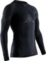 X-Bionic Langarmshirt Rundhals Invent 4.0 Unterwäsche schwarz Herren