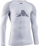 X-Bionic Langarmshirt Rundhals Invent 4.0 Unterwäsche weiss Herren