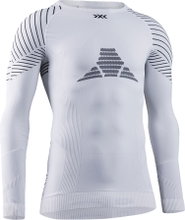 X-Bionic Langarmshirt Rundhals Invent 4.0 Unterwäsche weiss Herren