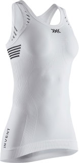 X-Bionic Sport-Tank Invent Light 4.0 ärmellos Unterwäsche weiss Damen
