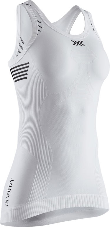 X-Bionic Sport-Tank Invent Light 4.0 ärmellos Unterwäsche weiss Damen