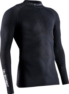 X-Bionic Funktions-Langarmshirt Energy Accumulator 4.0 Shirt Turtle Neck 2023 schwarz Herren