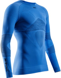 X-Bionic Langarmshirt Rundhals Energizer 4.0 (Multifunktionsshirt) Unterwäsche royalblau Herren