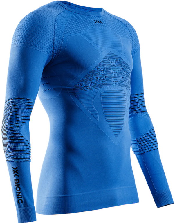 X-Bionic Langarmshirt Rundhals Energizer 4.0 (Multifunktionsshirt) Unterwäsche royalblau Herren