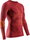 X-Bionic Funktions-Langarmshirt Rundhals Energy Accumulator 4.0 Unterwäsche weinrot/orange Herren
