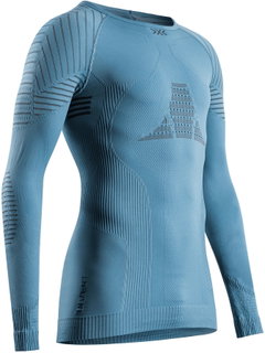 X-Bionic Langarmshirt Rundhals Invent 4.0 Unterwäsche blau Herren