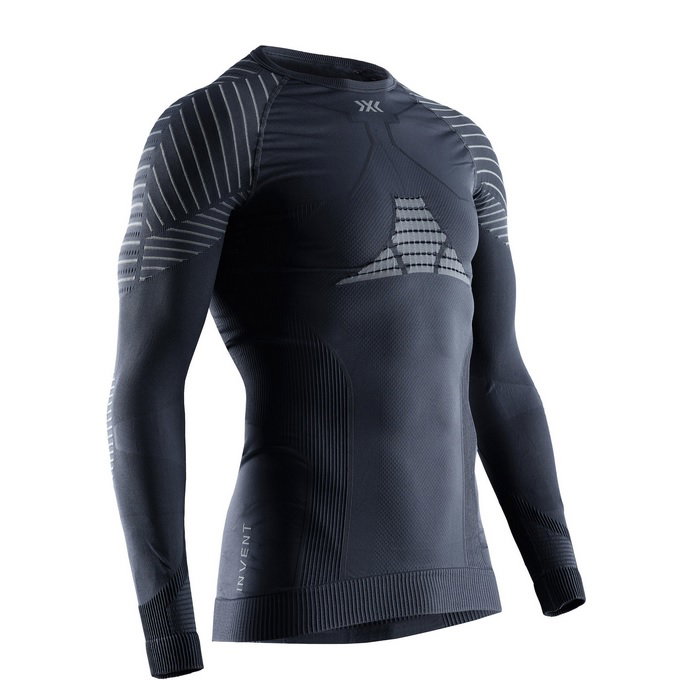 X-Bionic Funktions-Langarmshirt Invent 4.0 Shirt 2023 Unterwäsche charcoalgrau Herren