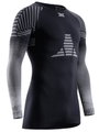 X-Bionic Langarmshirt Invent FX (temperaturregulierung) Unterwäsche schwarz/grau Herren