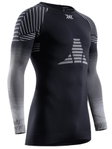 X-Bionic Langarmshirt Invent FX (temperaturregulierung) Unterwäsche schwarz/grau Herren