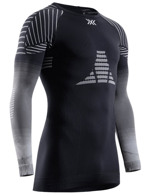 X-Bionic Langarmshirt Invent FX (temperaturregulierung) Unterwäsche schwarz/grau Herren