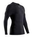 X-Bionic Funktions-Langarmshirt Mightywool Shirt LS (Merinowolle, warm) schwarz Herren
