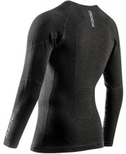 X-Bionic Funktions-Langarmshirt Symbio Merino (Merinowolle) Unterwäsche schwarz Herren