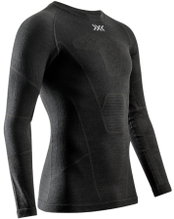 X-Bionic Funktions-Langarmshirt Symbio Merino (Merinowolle) Unterwäsche schwarz Herren