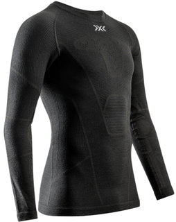 X-Bionic Funktions-Langarmshirt Symbio Merino (Merinowolle) Unterwäsche schwarz Herren