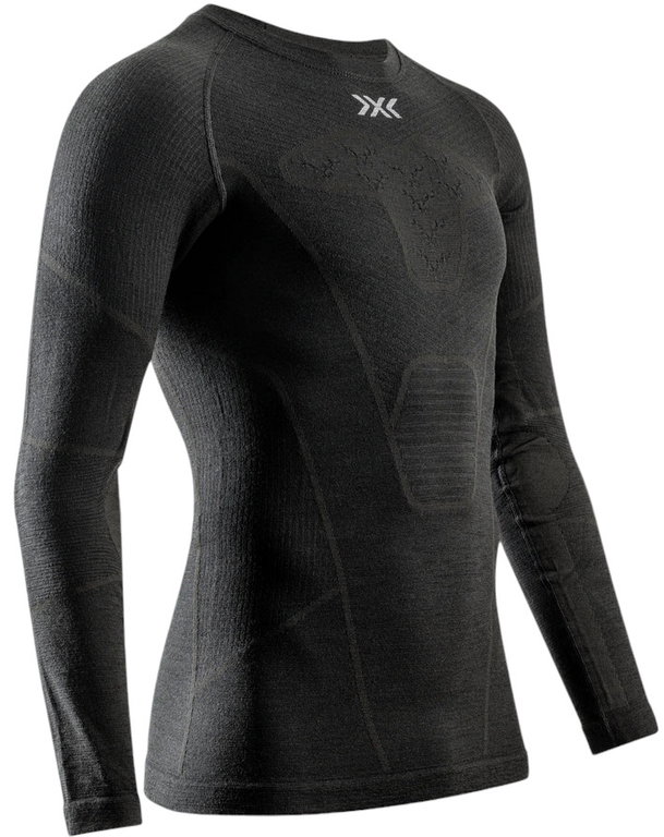 X-Bionic Funktions-Langarmshirt Symbio Merino (Merinowolle) Unterwäsche schwarz Herren