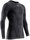 X-Bionic Funktions-Langarmshirt Symbio Merino (Merinowolle) Unterwäsche grau Herren