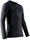 X-Bionic Funktions-Langarmshirt Twyce Run Shirt (enganliegend) Unterwäsche schwarz/charcoal Herren