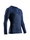 X-Bionic Lauf-Langarmshirt Xceed Run Shirt LS (leicht, optimale Temperaturregulierung) marineblau/slate Herren