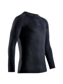 X-Bionic Koszulka biegowa z długim rękawem Xceed Run Shirt LS (lekka, optymalna regulacja temperatury) czarna/rhinograu męska