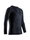 X-Bionic Running Long Sleeve Shirt Xceed Run Shirt LS (lightweight, optimal temperature regulation) black/rhinogrey men's