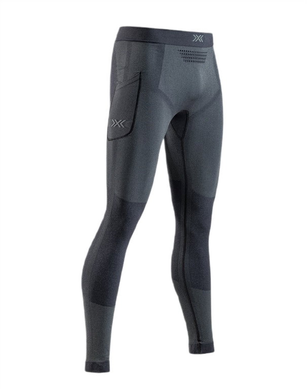 X-Bionic Laufhose Xceed Ride Run Long Tight (optimale Thermoregulation) lang schwarz/grau Herren