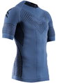 X-Bionic Laufshirt Twyce Race Shirt (enganliegend) kurzarm slateblau/schwarz Herren
