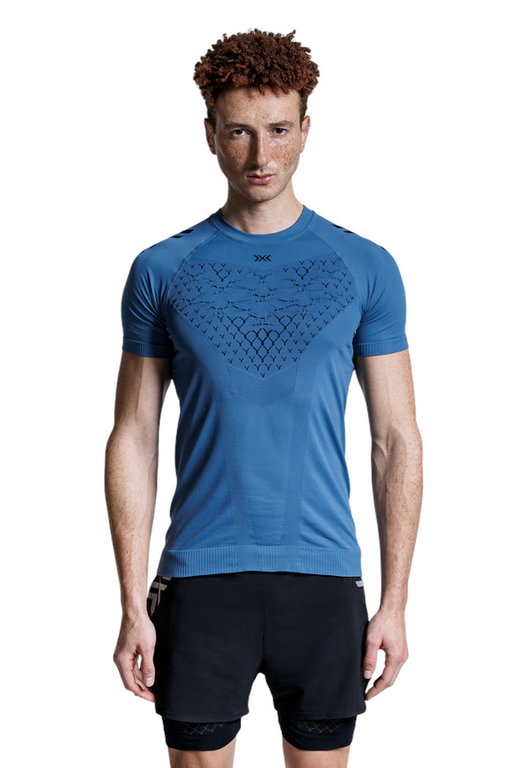 X-Bionic Laufshirt Twyce Run (enganliegend) kurzarm slateblau Herren