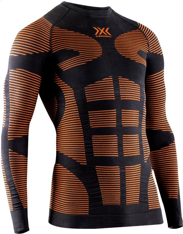 X-Bionic Precuperation Shirt Effektor 4.0 Langarmshirt - orange/schwarz - Herren