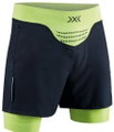 X-Bionic Spodenki do biegania Short Running Effektor 4D Streamlite (wbudowana wewnętrzna bielizna) krótkie czarne/zielone męskie