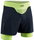 X-Bionic Laufhose Short Running Effektor 4D Streamlite (eingehängte Innenhose) kurz schwarz/lime Herren