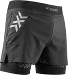 X-Bionic Laufhose Twyce Race 2in1 Short (eingehängte Innenhose) kurz schwarz/charcoalgrau Herren