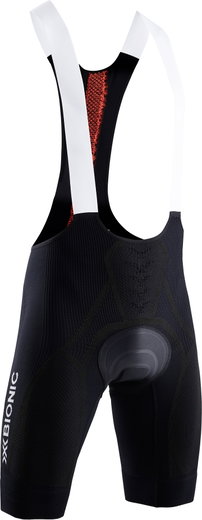 X-Bionic Cycling Shorts Bike The Trick 4.0 BIB Short Padded black/orange Men