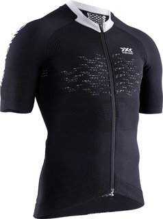 X-Bionic Cycling Shirt The Trick 4.0 Full-Zip Short Sleeve Black Men