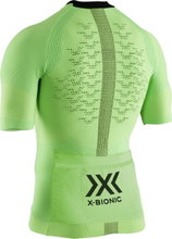 X-Bionic Cycling Shirt Full-Zip The Trick 4.0 Short Sleeve Lime Green Men