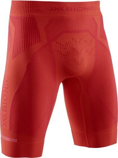 X-Bionic Laufhose Short Running The Trick 4.0 kurz rot Herren