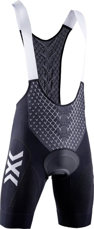X-Bionic Fahrradhose Bike Twyce 4.0 BIB Short Padded schwarz/weiss Herren