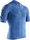 X-Bionic Fahrrad-Shirt Twyce 4.0 Kurzarm-Full-Zip blau Herren
