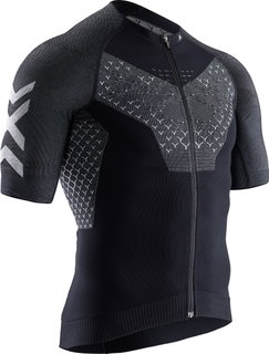 X-Bionic Fahrrad-Shirt Twyce 4.0 Kurzarm-Full-Zip schwarz Herren