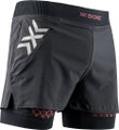 X-Bionic Laufhose Twyce Race 2in1 Short (eingehängte Innenhose) kurz schwarz/rot Herren