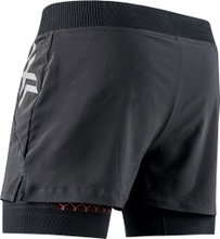 X-Bionic Running Tights Twyce Race 2in1 Short (attached inner shorts) short black/red Men