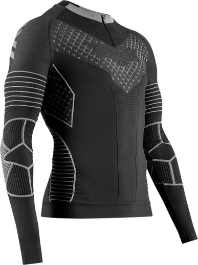 X-Bionic Running Long Sleeve Twyce Run Shirt LS (tight-fitting) black/charcoal grey Men