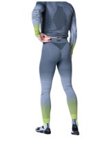 X-Bionic Functional Trousers Invent FX Pant (maximum freedom of movement) long underwear grey/lime men's