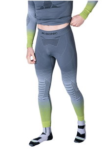 X-Bionic Funktionshose Invent FX Pant (maximale Bewegungsfreiheit) lang Unterwäsche grau/lime Herren