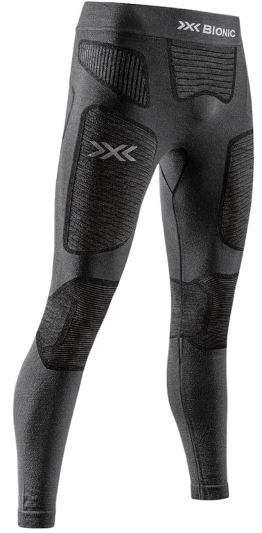 X-Bionic Unterziehhose Symbio Merino Pant (Merinowolle) lang Unterwäsche grau Herren