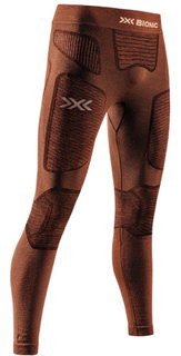 X-Bionic Unterziehhose Symbio Merino Pant (Merinowolle) lang Unterwäsche braun Herren