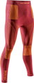 X-Bionic Funktionshose Pant Energy Accumulator 4.0 lang Unterwäsche weinrot/orange Herren