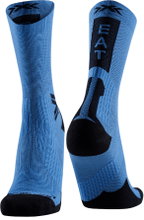 X-Socks Radsocke Bike Perform Crew mineral blau/schwarz Herren - 1 Paar